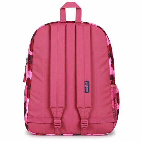 Mochila Escolar Jansport Cross Town Original Unisex Urbana Digital Fuchsia Multi