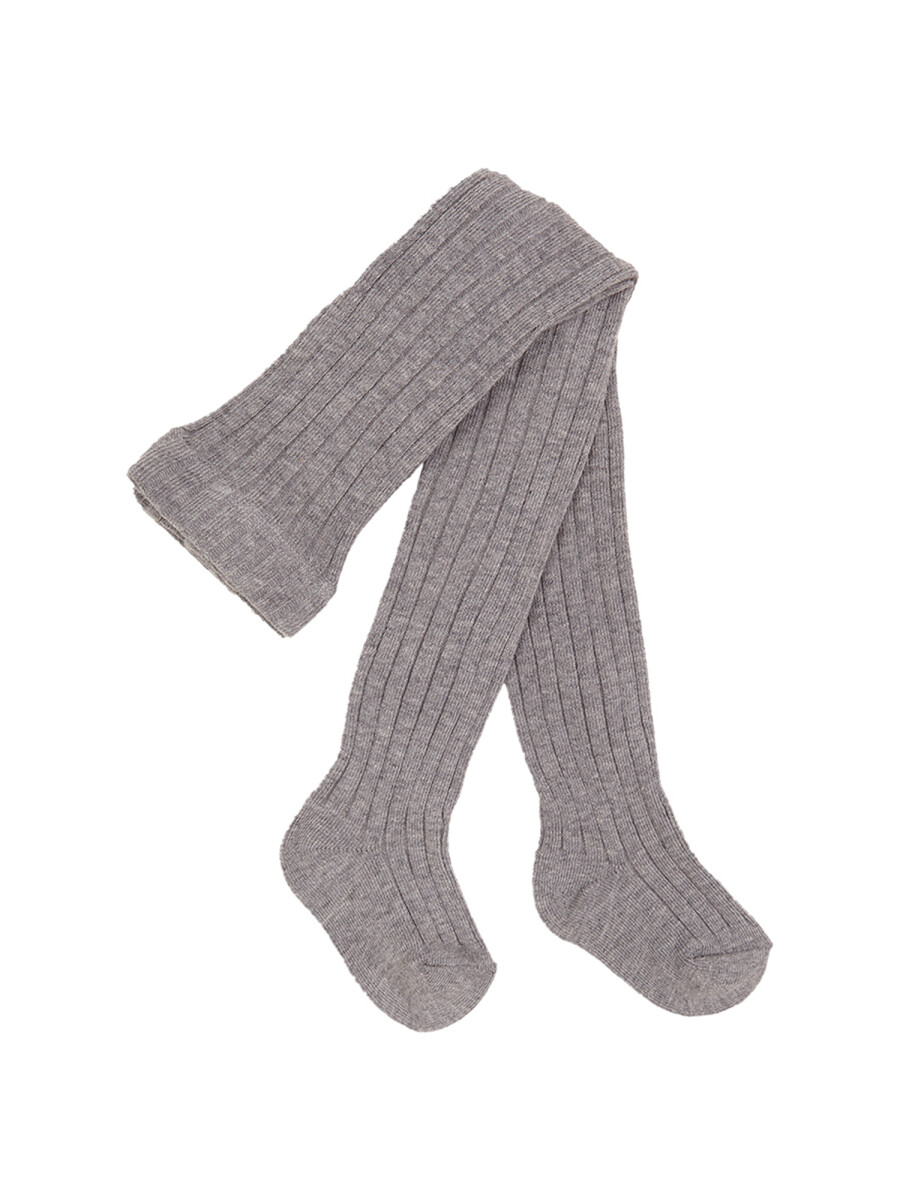 Leotardos Basicos Gris Claro Melange