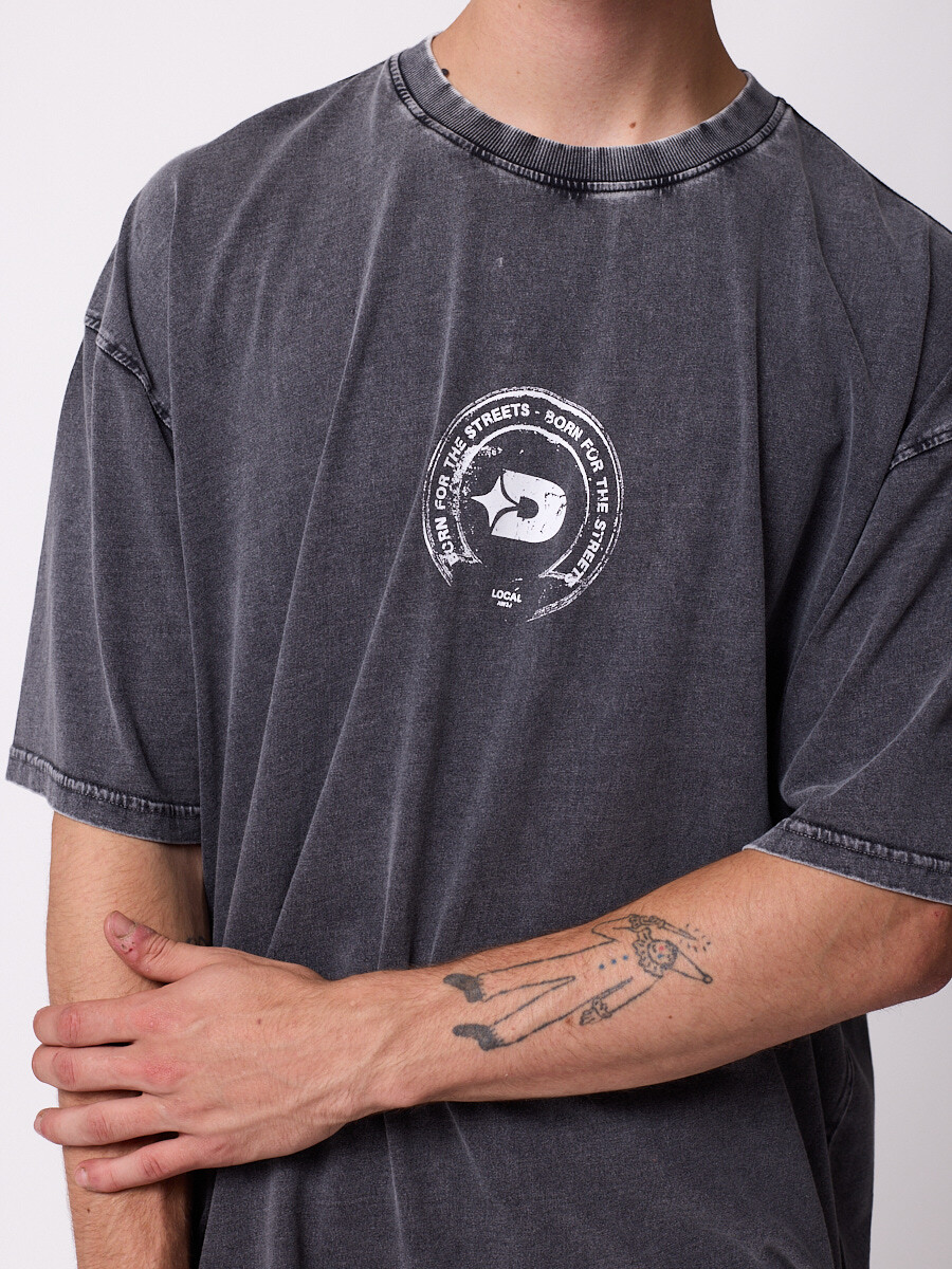 T-SHIRT RIVERSO DIXIE Gris Oscuro