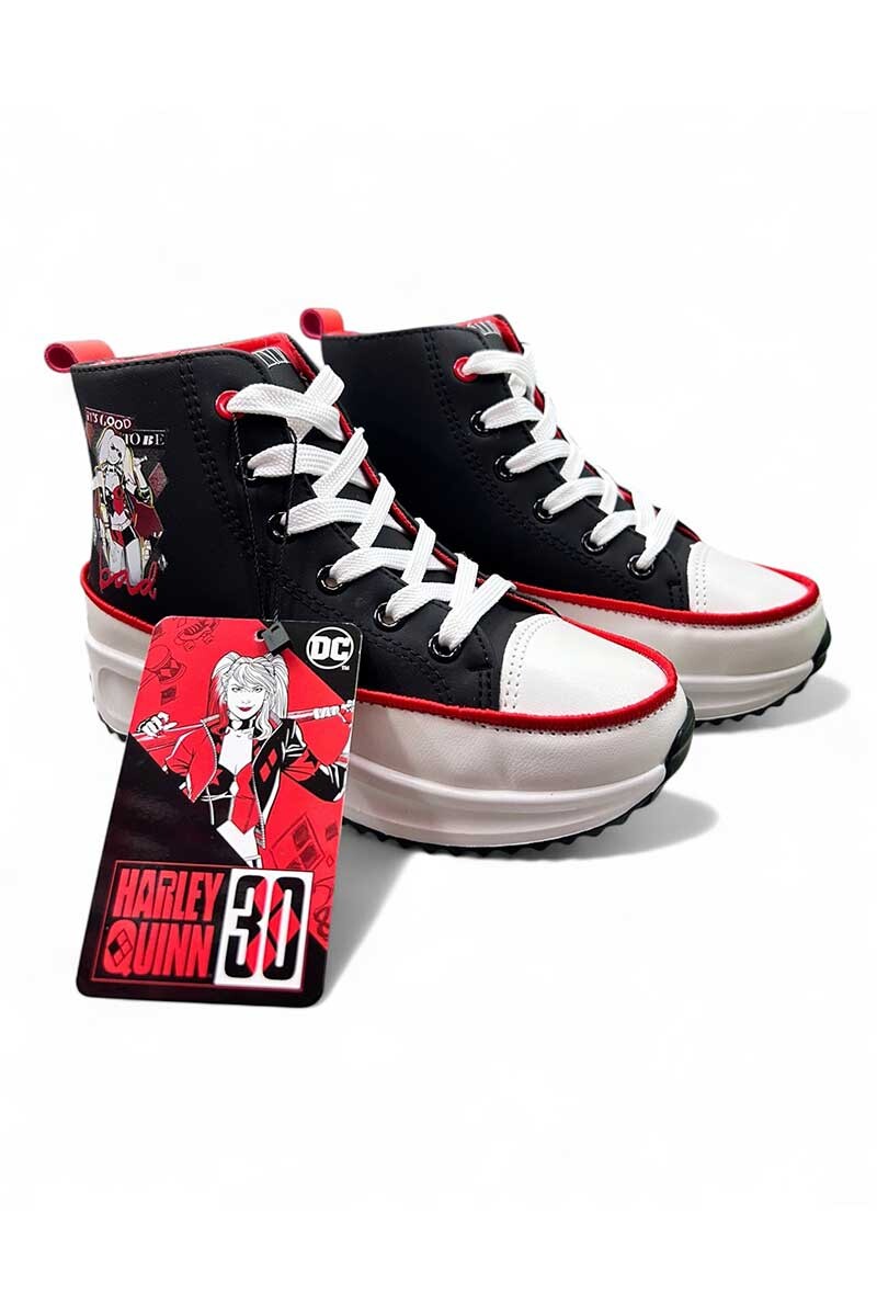CALZADO DEPORTIVO HARLEY QUINN Negro