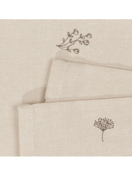 Servilleta de tela ENGFIOL 40x40 beige 2uds Servilleta de tela ENGFIOL 40x40 beige 2uds