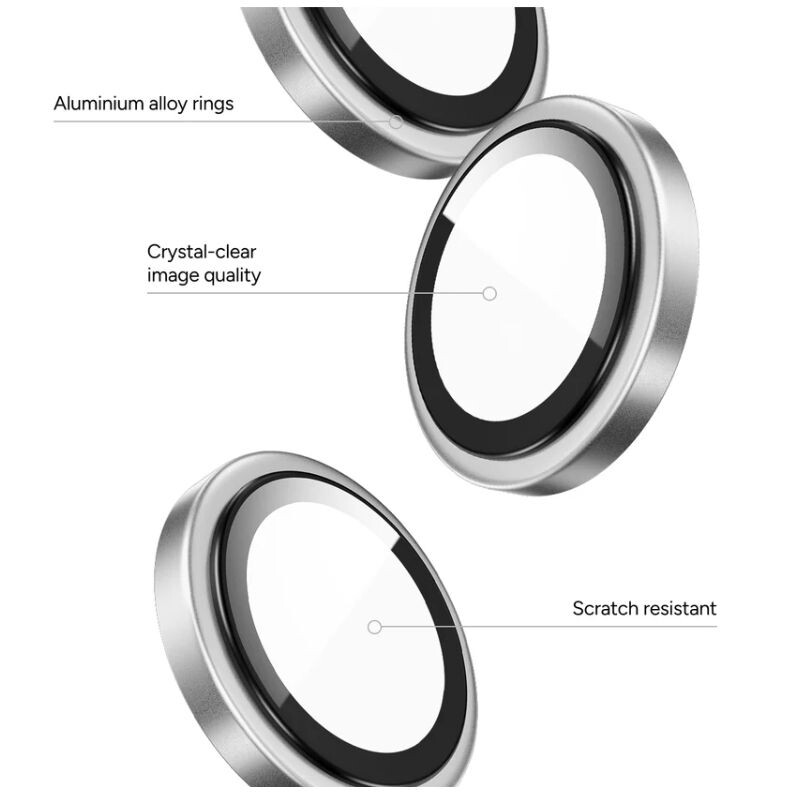 Protector de Camara Prodigee iPhone 17 Pro/Pro Max - Silver Protector de Camara Prodigee iPhone 17 Pro/Pro Max - Silver