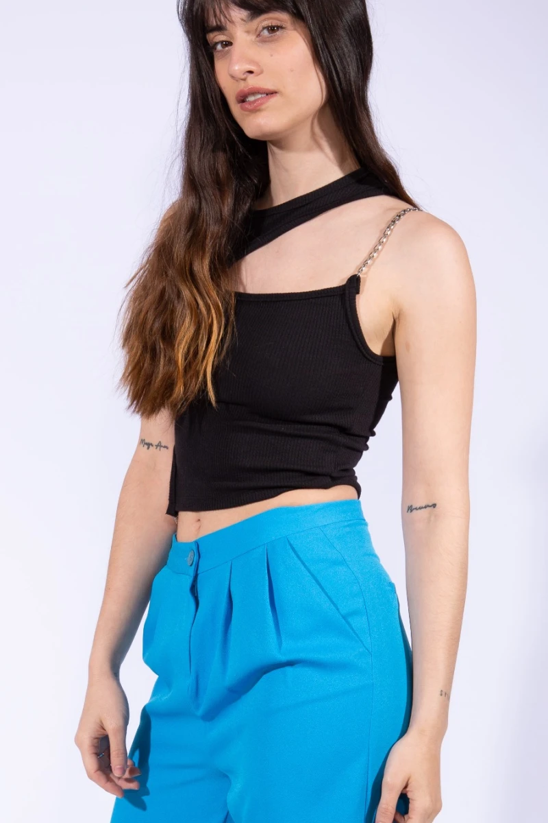 Pantalón sastrero Azul