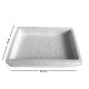 Bandeja decorativa simil piedra cementicia Rectangular 23x16cm GRIS