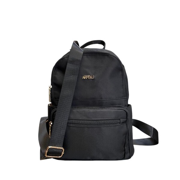 Mochila microfibra Negro
