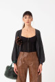 Cardigan con Lurex Gris