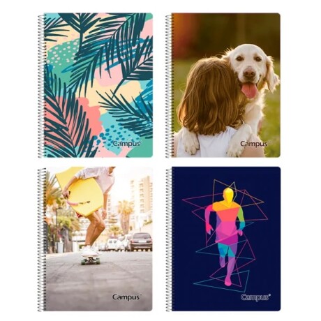 Cuadernola Campus 96 Hojas Tapa Dura Diseños x 10 Cuadernola Campus 96 Hojas Tapa Dura Diseños x 10