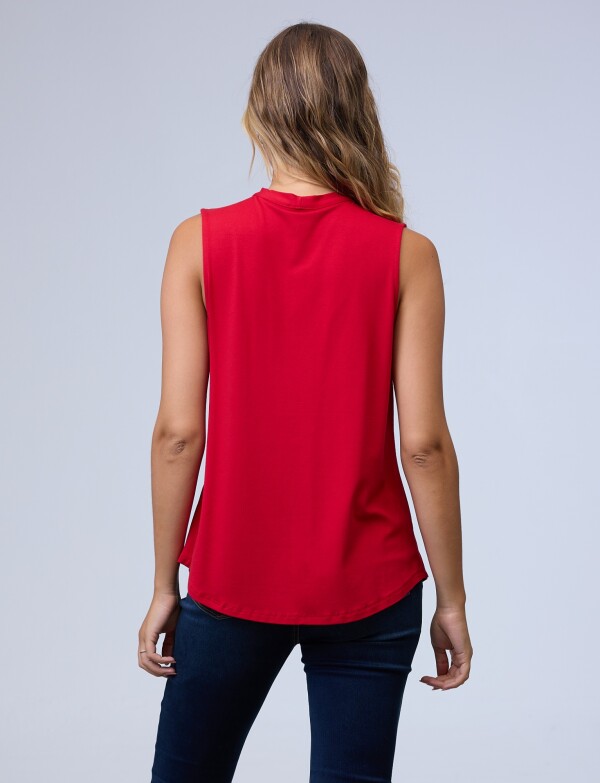 Musculosa Escote V ROJO