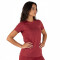 TSHIRT FEM POLY/SPX EVERLAST MEADOW RD W7 RED