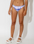 BOTTOM BASIC PIPING TYE DYE Azul