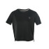 T-SHIRT MC WMN RNG UP verde silver NEGRO