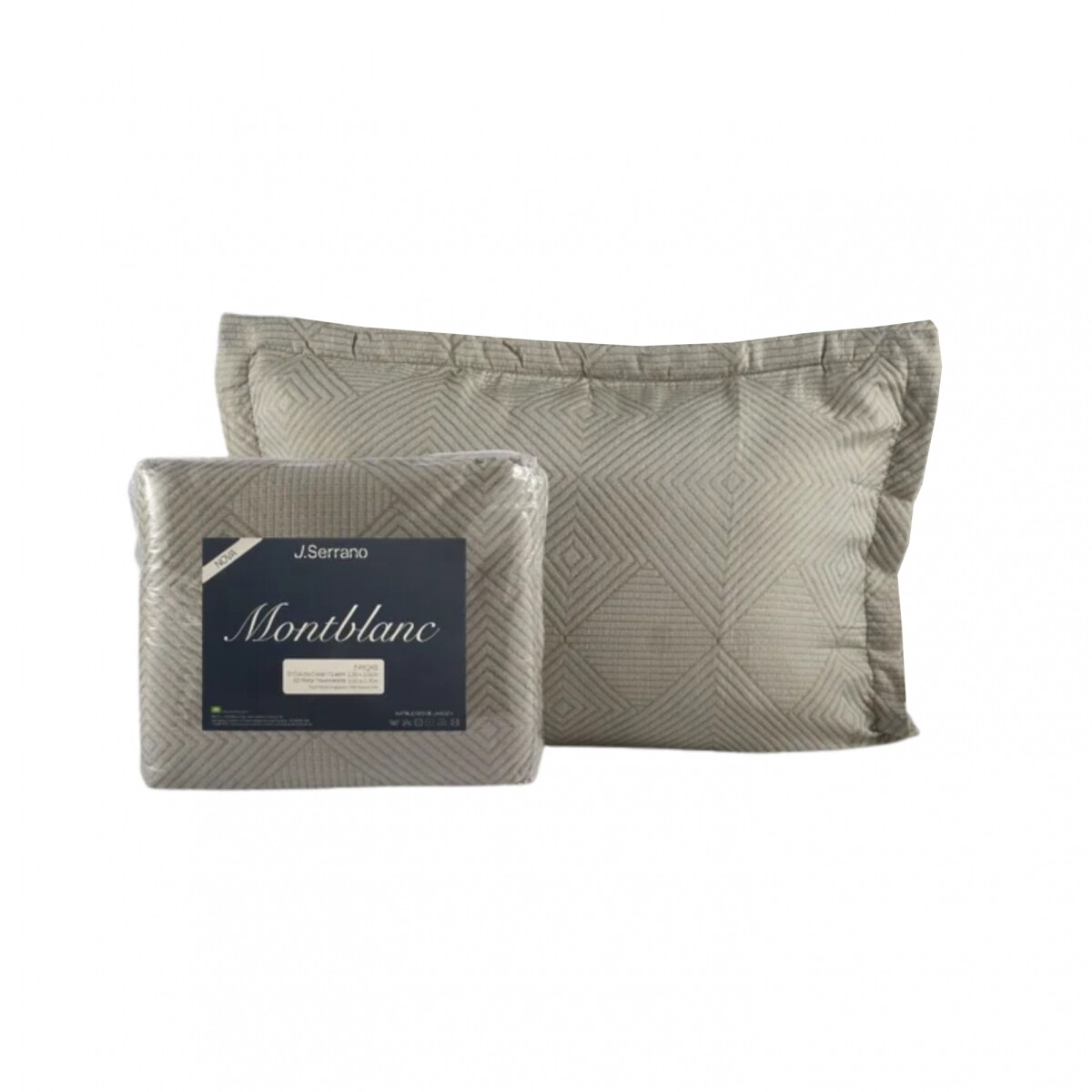 Colcha 1 Plaza | 1 Plaza y Media - Montblanc 1,80x2,30 m - Verde Oliva 