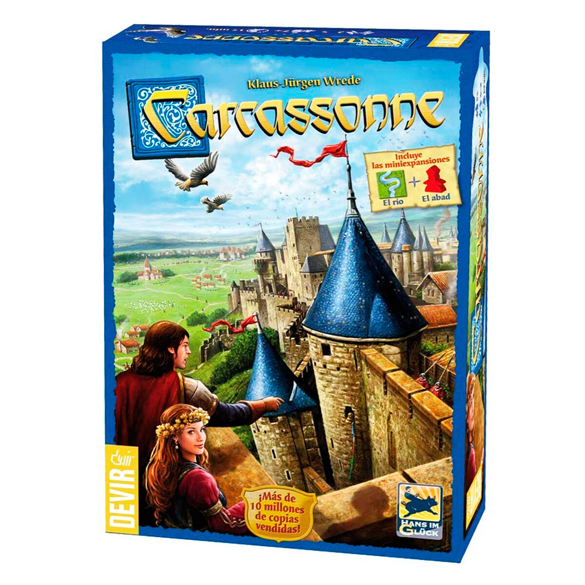 Carcassonne Juego De Mesa Familiar P/ 2-5 Jugadores 