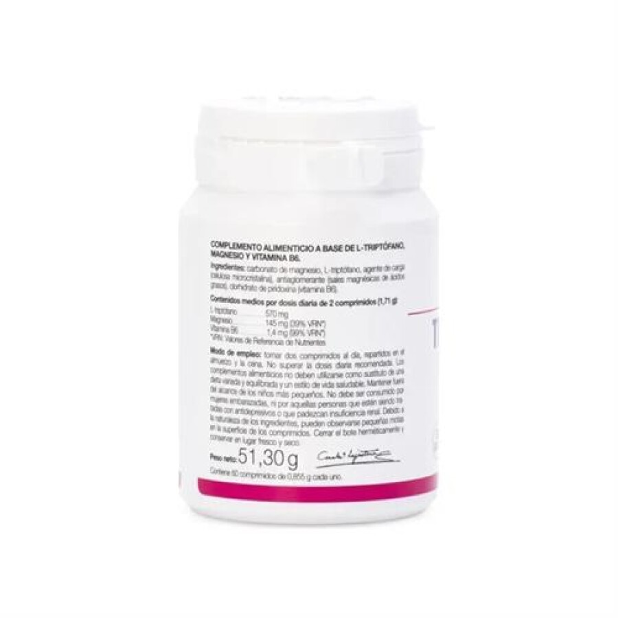 Triptófano con Magnesio y Vitamina B6 60 Comprimidos – Ana María Lajusticia Triptófano con Magnesio y Vitamina B6 60 Comprimidos – Ana María Lajusticia