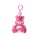 Figura Squishy Osito Cariñositos con Clip Colgante ROSADO