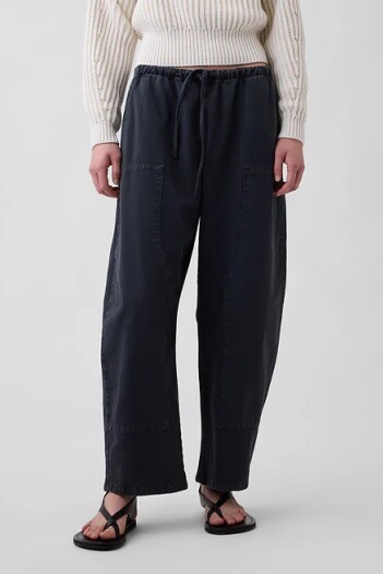 Pantalón Barrel Mujer Black 1