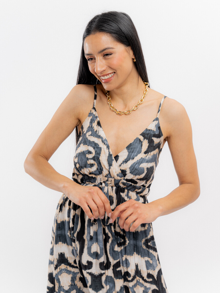 Solera estampada - negro 