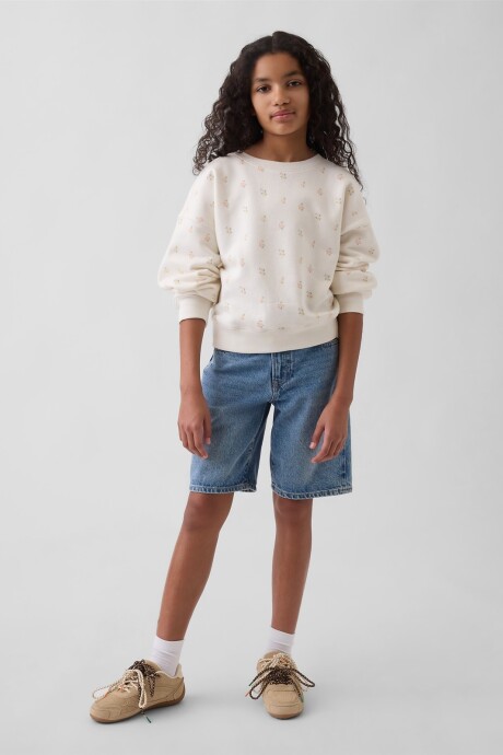 Buzo Deportivo Niña Floral Print