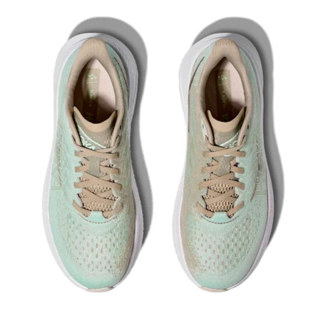 Hoka Champion Mach 6 Mujer Crema-Combinado