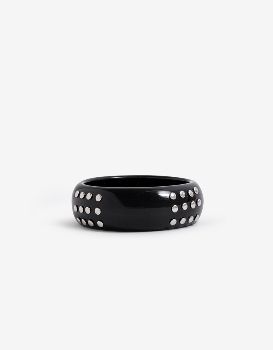 Brazalete Resina Y Tachas 