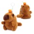 Capibara Peluche Colgante Con Movimiento Juguete Llavero Ax® Variante Capibara