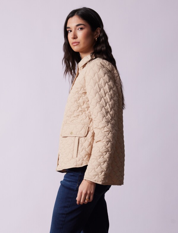 Campera Capitoneada BEIGE