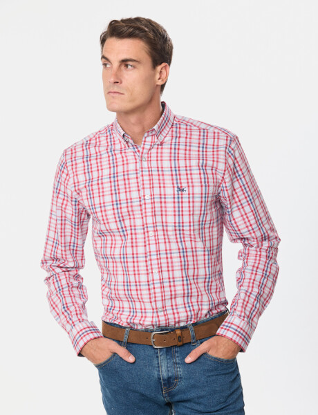 CAMISA CUADROS Rojo