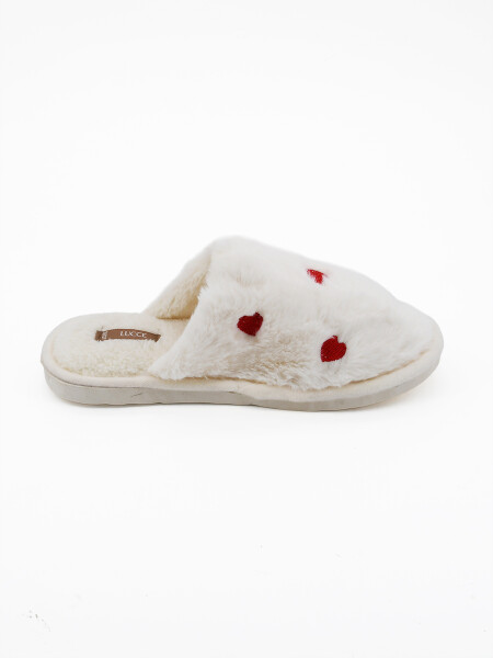 PANTUFLA NINA BLANCO