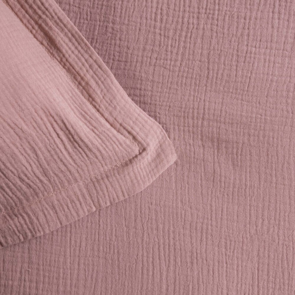SET DE ACOLCHADO SUPER KING ALGODON-Y-POLIESTER MARRON COTTON GAUZE AVELLANA