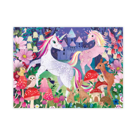 Puzzle Crocodile Creek 24 Piezas 35 X 48 Cm Universo Binario UNICORNIO