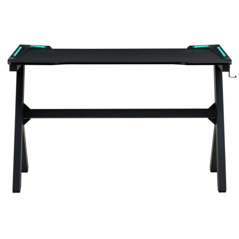 ESCRITORIO GAMER MDF Y METAL NEGRO LED ESCRITORIO GAMER MDF Y METAL NEGRO LED