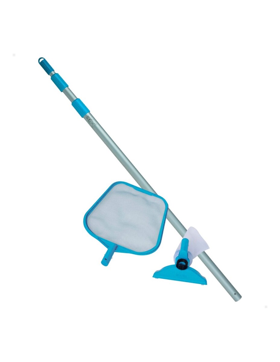 INTEX KIT DE LIMPIEZA PARA PISCINAS HASTA 4.88 MTS MANGO TELESCOPICO 2.39 MTS 
