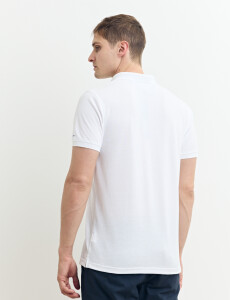 520751 REMERA HARRINGTON LABEL Blanco