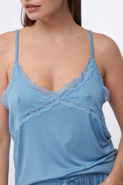 Top Lucy Azul Jean
