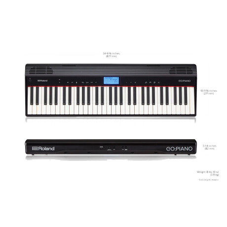 PIANO DIGITAL ROLAND GO-61 BLACK PIANO DIGITAL ROLAND GO-61 BLACK