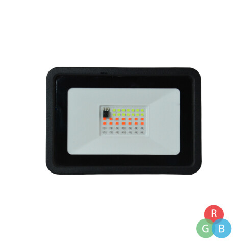 Proyector c/sistema LED integrado RGB 30W exterior IX1559