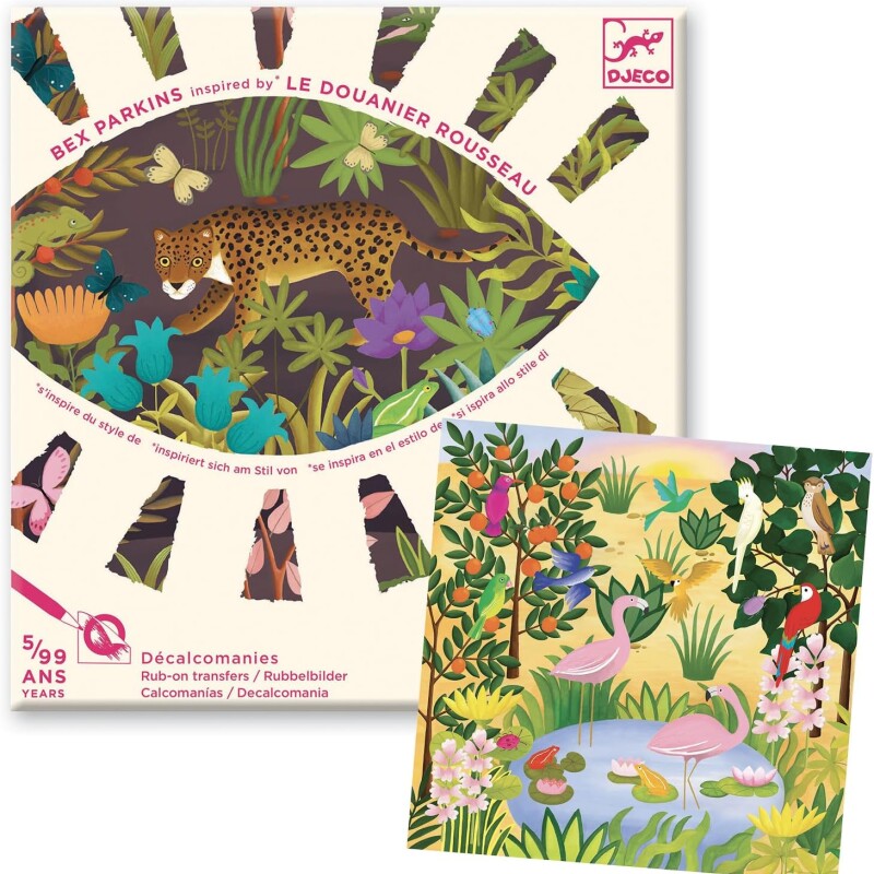 Crear con stickers A moment in time Le Douanier Rousseau