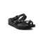 Sandalias Mujer Darkness Tira Cruzada Y Hebillas Negro
