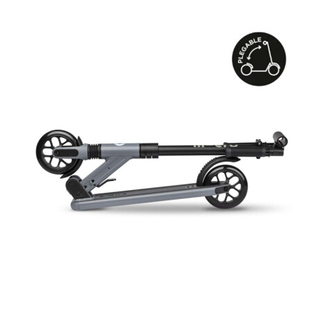 Monopatín Micro Sprite Plegable con Suspensión Ajustable con 2 Ruedas Gris