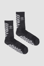 Medias individuales media caña con abs umbro dama Gris melange