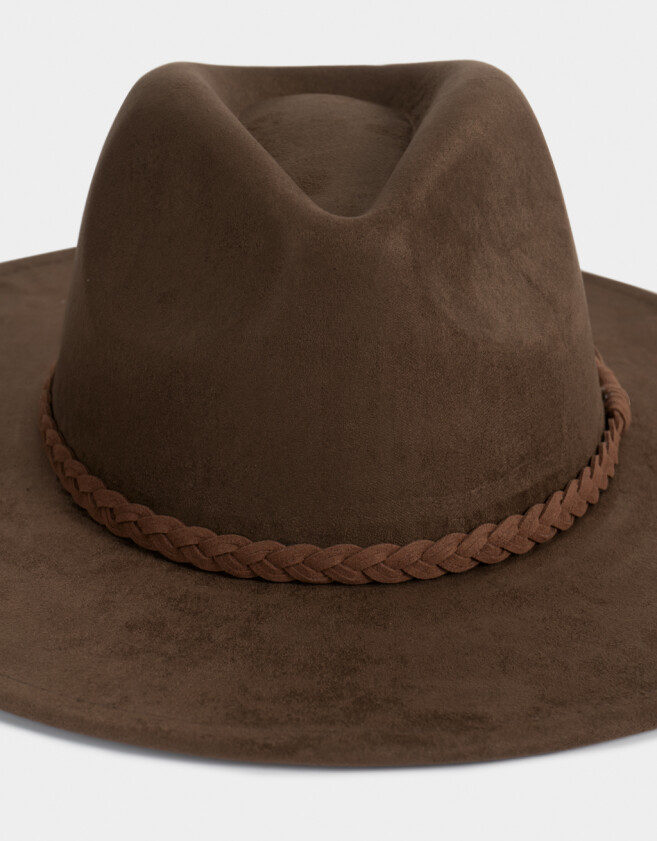 Sombreros Sombrero Suede Chocolate - Marron Chocolate
