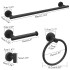 Set De Accesorios Para Baño Juego 5 Piezas Acero Inoxidable IMBACK Color Negro Set De Accesorios Para Baño Juego 5 Piezas Acero Inoxidable IMBACK Color Negro