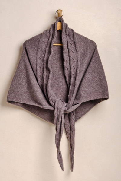 BUFANDA COASTLINE CABLE Gris