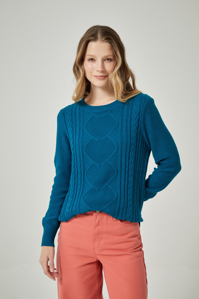 Sweater Aspasia - Petroleo 