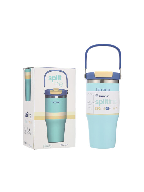 Vaso Térmico Handle Line Split 720mL. Turquesa