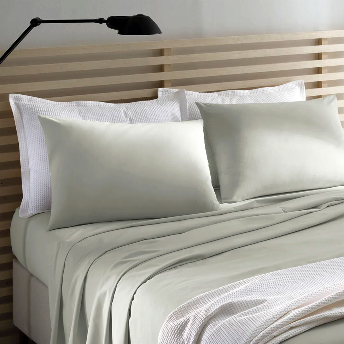 Juego Sábanas Lisas 1 Plazas Dohler 130 Hilos 100% Algodón - VERDE 