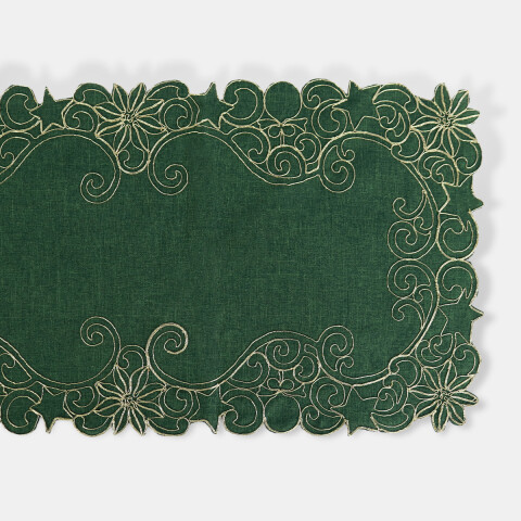 CAMINERO VERDE DIS NAV P/MESA 38X180CM Unica