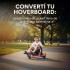 Asiento Para Hoverboard Hovercart Patineta Electrica GoGreen Variante Color Negro