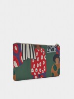 Bolso Multiusos De Nylon Estampada multicolor