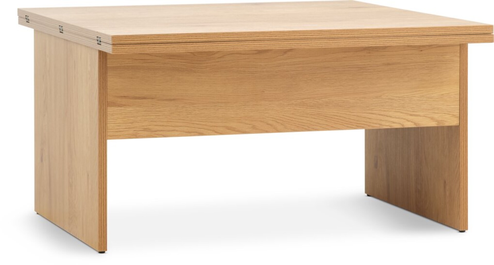 Mesa de centro VARDE L80/160 con tapa abatible roble 